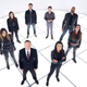Agents of SHIELD stars Chloe Bennet as Daisy Johnson, Elizabeth Henstridge as Jemma Simmons, Clark Gregg as Phil Coulson, Jeff Ward as Deke Shaw, Iain De Caestecker as Leo Fitz, Ming-Na Wen as Melinda May, Henry Simmons as Alphonso “Mack” MacKenzie, and Natalia Cordova-Buckley as Elena “Yo-Yo” Rodriguez (deep breath).